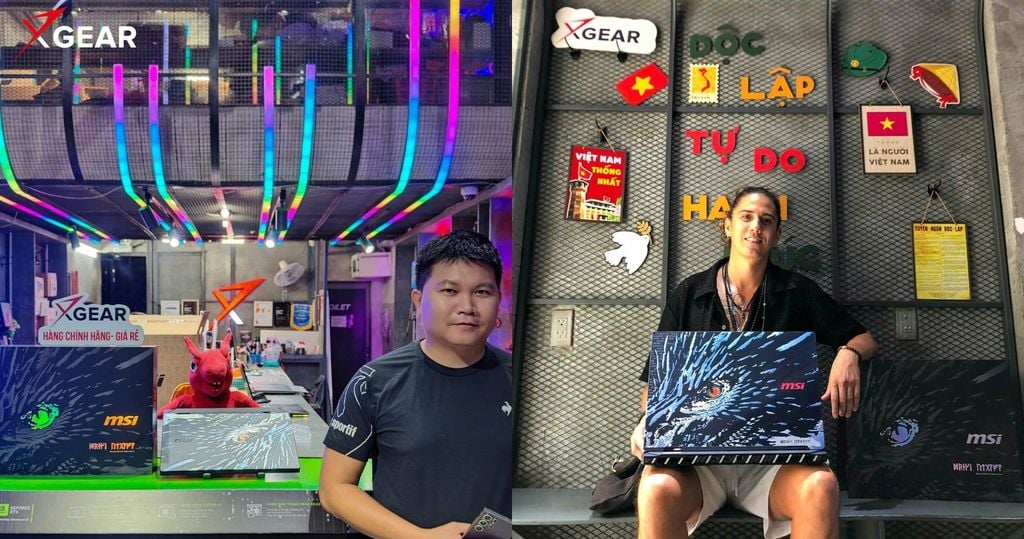 khách hàng mua MSI Titan 18 HX Dragon Edition tại Xgear