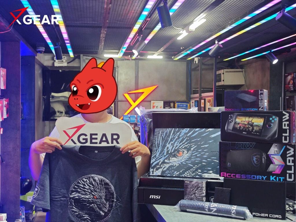 khách hàng mua Laptop MSI Titan 18 HX Dragon Edition Norse Myth tại Xgear