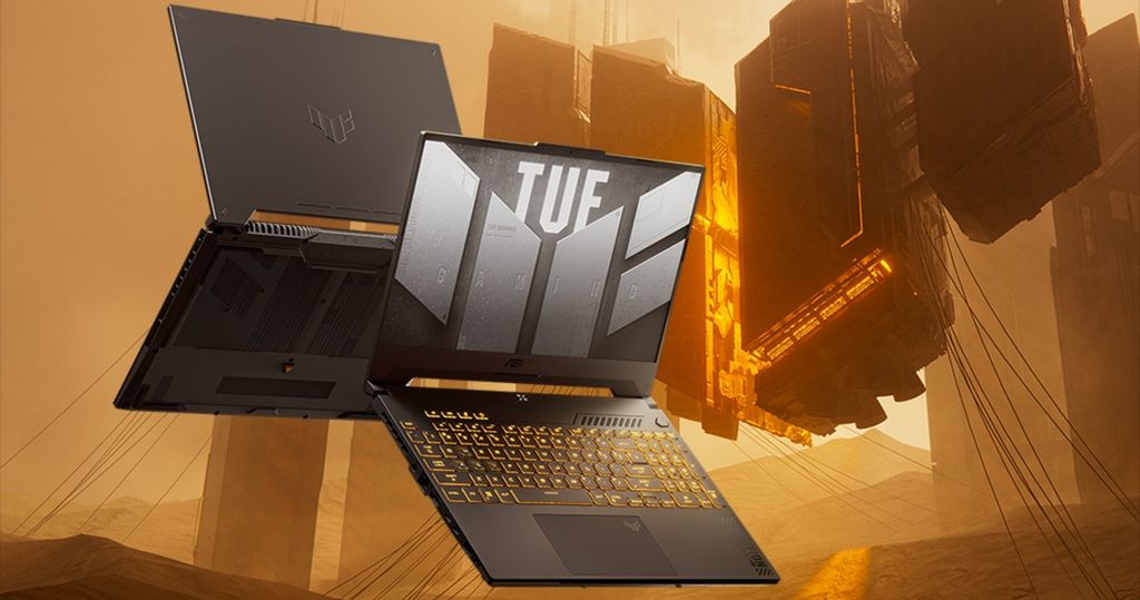 Asus TUF F15 FX507ZC4-HN330W vỏ nhôm kết hợp với vỏ nhựa