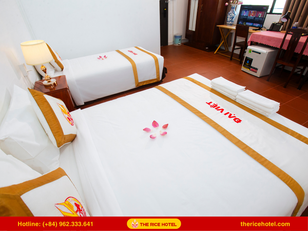The hotel offers a variety of room types