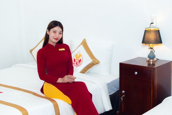 Nhân viên khách sạn The Rice thân thiện, chuyên nghiệp