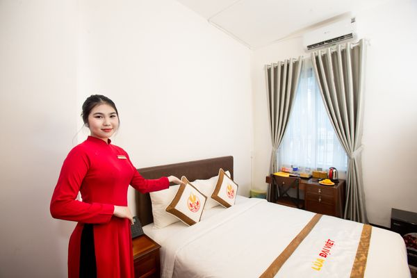 The Rice Hotel offers a variety of room types.