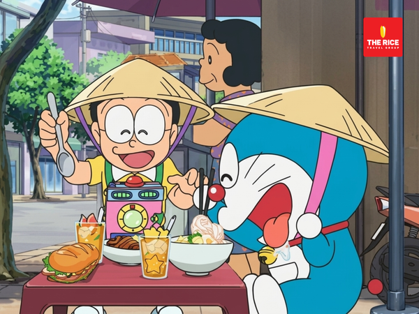 Hình ảnh Nobita và Doraemon hào hứng thưởng thức ẩm thực Việt, đến mức bỏ qua cả lịch trình tiếp theo, đã phần nào cho thấy sức hấp dẫn khó cưỡng của ẩm thực Việt Nam trong lòng du khách quốc tế.