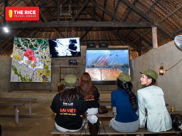 Here, you will be able to watch a documentary about the lives of the people of Cu Chi during the war