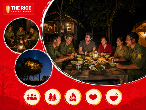 Bạn có thể trò chuyện với các anh kiểm lâm tại đây để hiểu hơn về khu vườn Quốc Gia Nam Cát Tiên