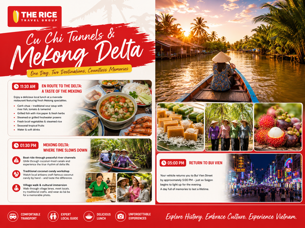 Mekong Delta tour itinerary