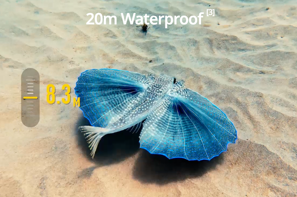 Osmo Action 6 chống nước cực tốt lên đến 20m