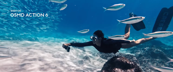 Osmo Action 6 chống nước cực tốt lên đến 20m