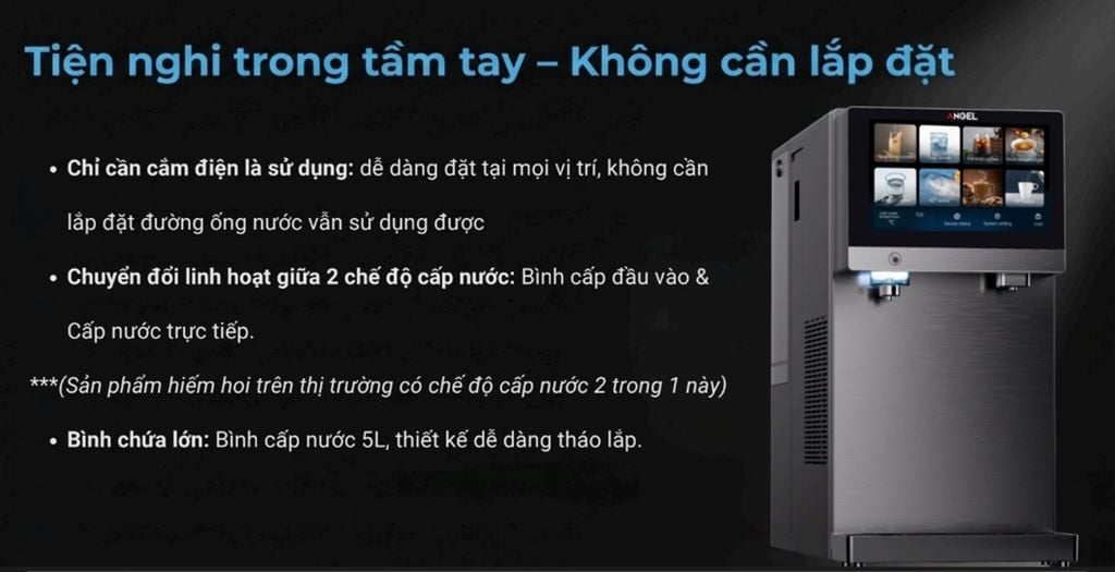 Với ANJIER T6, bạn chỉ cần cắm điện là có thể bắt đầu sử dụng