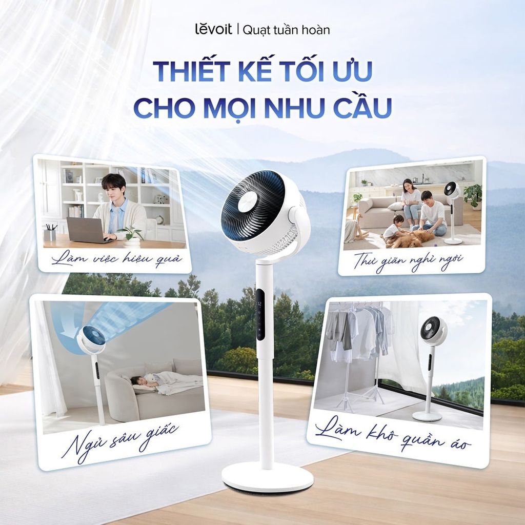 Levoit ra mắt máy quạt tuần hoàn Levoit CirculAir 22.9cm