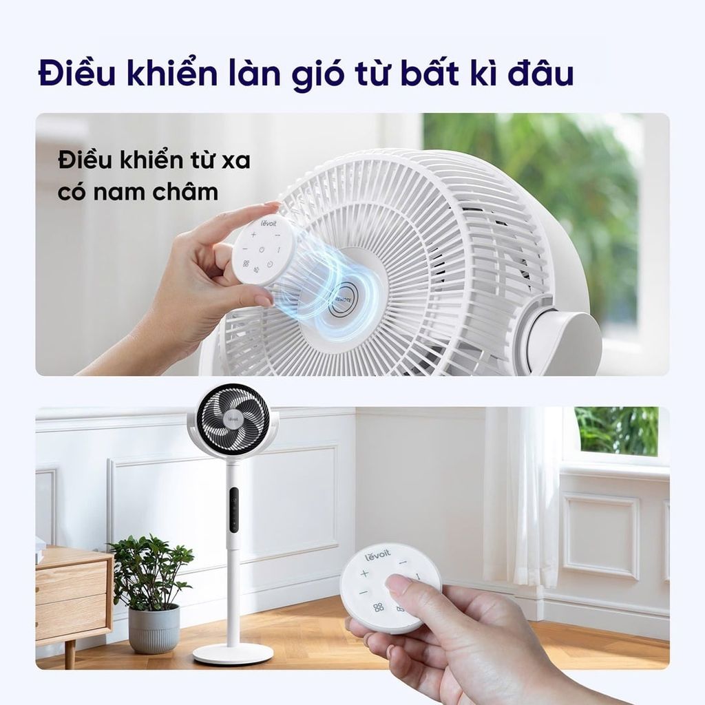 Bạn có thể dễ dàng điều khiển làn gió từ bất kỳ đâu