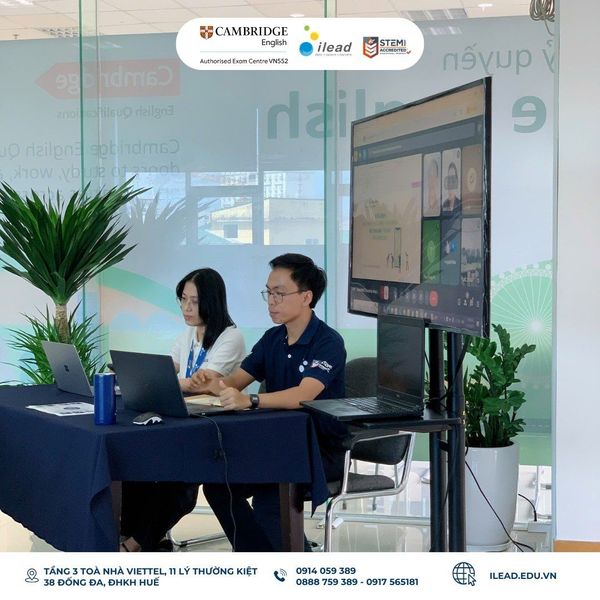Hội thảo được diễn ra trực tuyến và tại Trung tâm Anh ngữ Quốc iLead AMA Huế