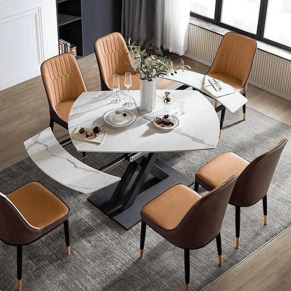 Bàn ăn thông minh mặt đá Ceramic cao cấp Apolo