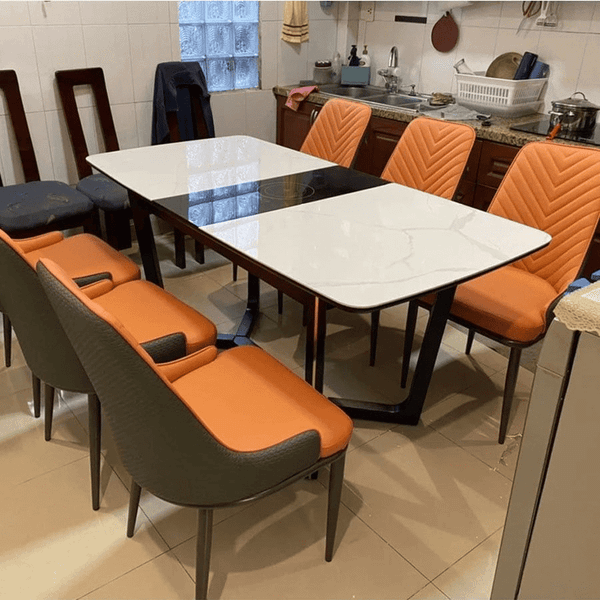 Mẫu bàn ăn thông minh Wabi - Mặt đá Ceramic