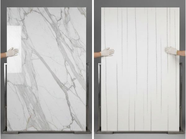 So sánh đá Marble tự nhiên và nhân tạo