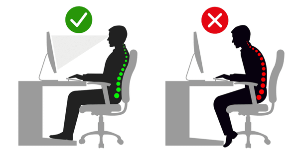 Ghế Công thái học giúp người dùng làm việc thoải mái