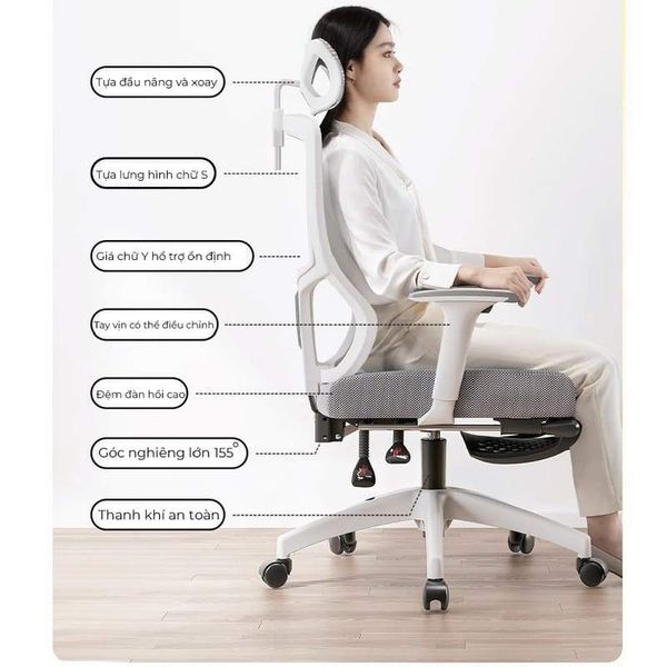 Tay vịn ghế công thái học có thể điều chỉnh