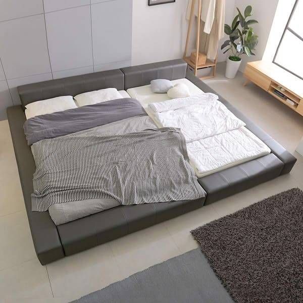 Kích thước giường ngủ 4 người dạng ghép