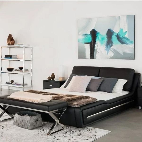 Giường ngủ 4 người bọc da cao cấp Doric