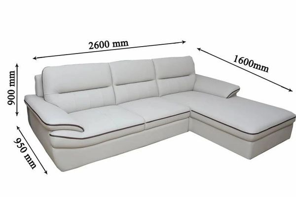 Kích thước sofa chữ l vừa