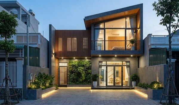 Mẫu nhà cấp 4 đẹp 5x20 2 phòng ngủ có gác lửng