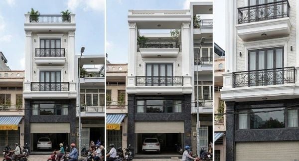 Mẫu nhà ống tân cổ điển 3 tầng