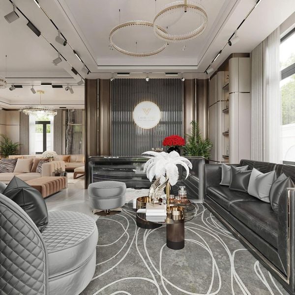 Showroom Laviehome trưng bày không gian phòng khách