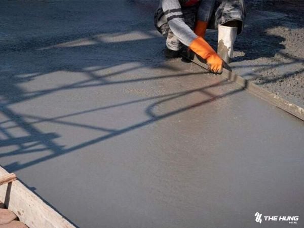 Cách trộn xi măng láng nền