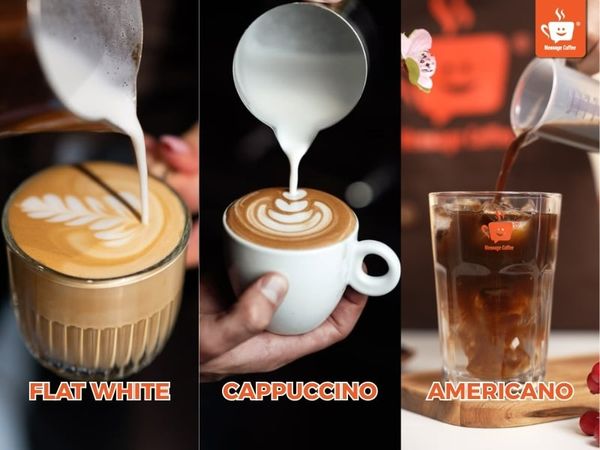 phân biệt Flat White, Cappuccino và Americano