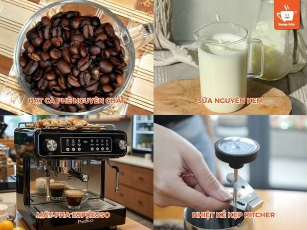 nguyên liệu pha Flat White