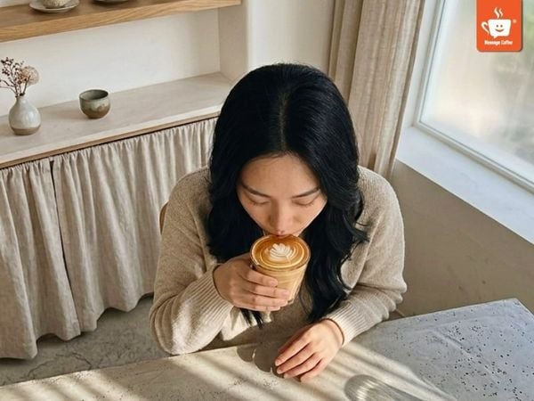 người uống Flat White