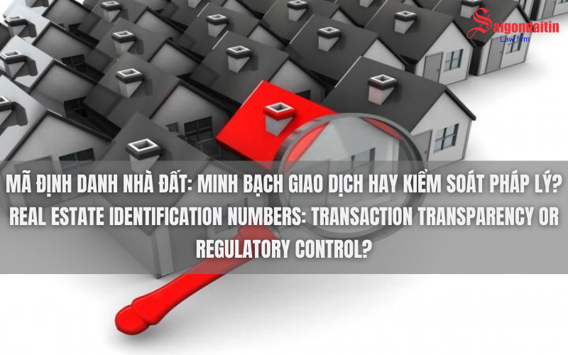 Đồ hoạ miêu tả mã định danh nhà đất: minh bạch giao dịch hay kiểm soát pháp lý