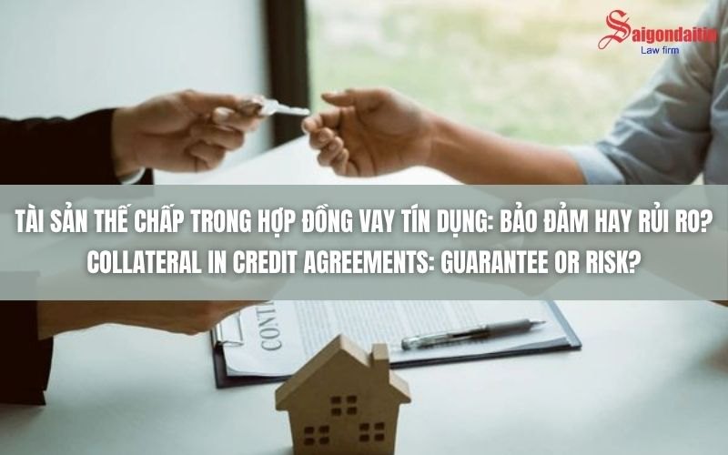 đồ họa miêu tả tài sản thế chấp cho hợp đồng vay tín dụng bảo đảm hay rủi ro