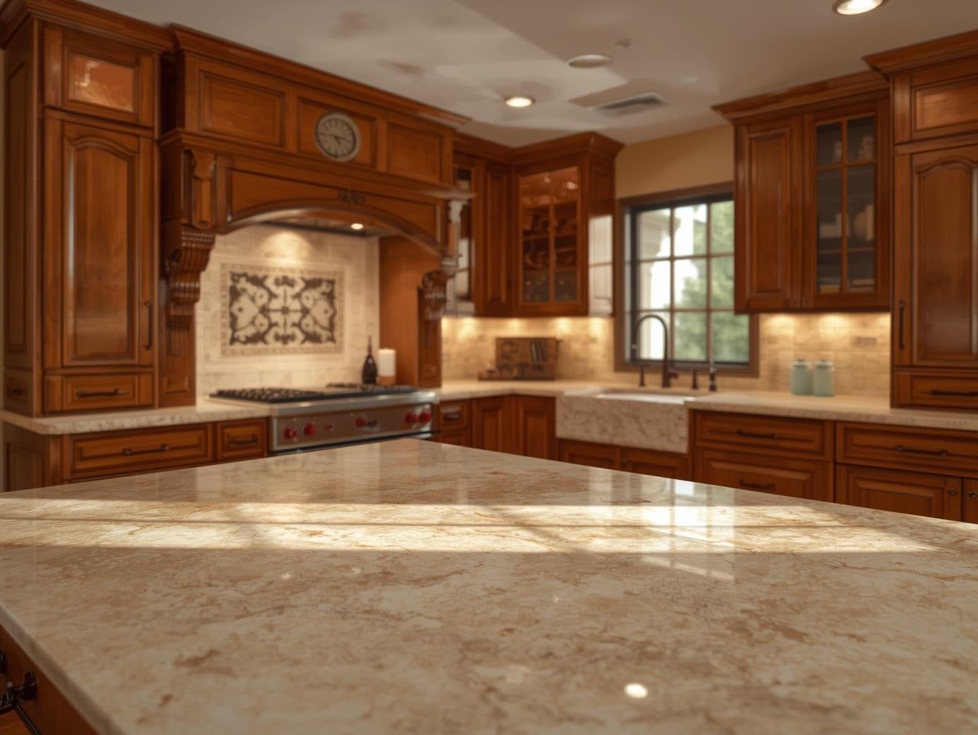 Beige Quartz Slab Colors
