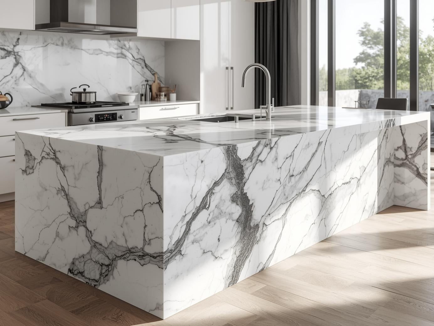 Bold Calacatta Patterns