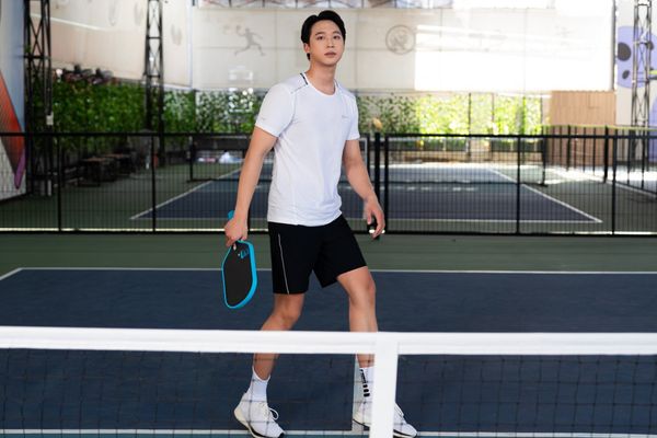 Áo T-shirt nam đơn sắc xu hướng thời trang pickleball