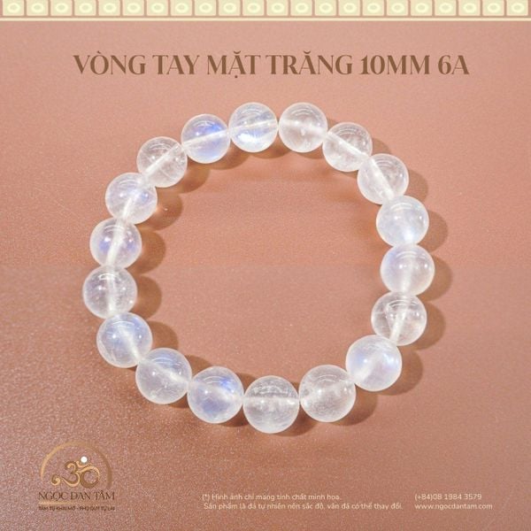 vòng tay đá mặt trăng cho người mệnh kim