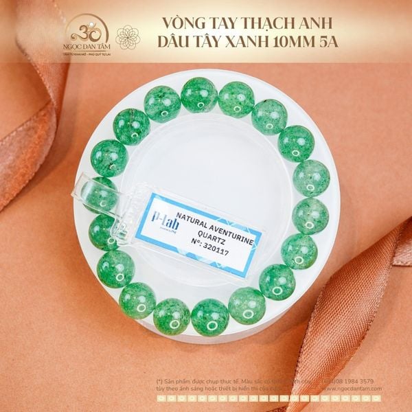 Thạch anh dâu tây xanh giúp Tùng Bách Mộc làm mềm nội tâm