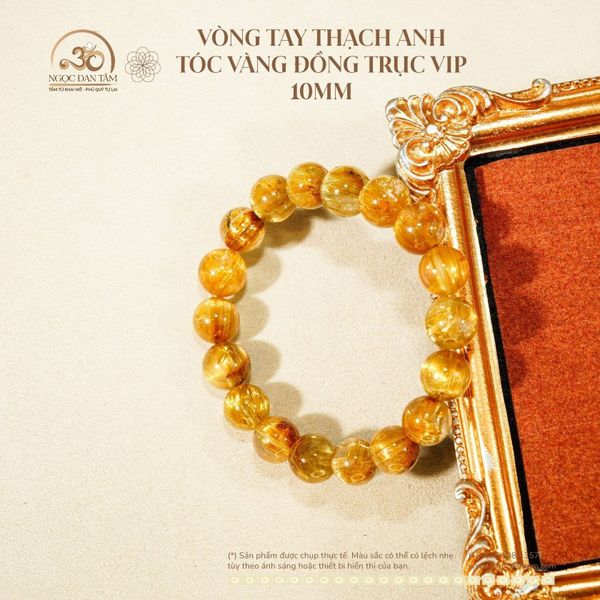 Thạch anh tóc vàng hỗ trợ khuyết thổ