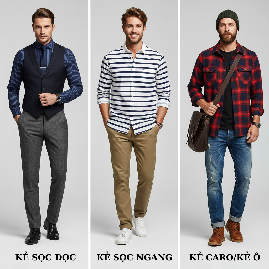 Giải mã các loại sơ mi kẻ sọc phổ biến