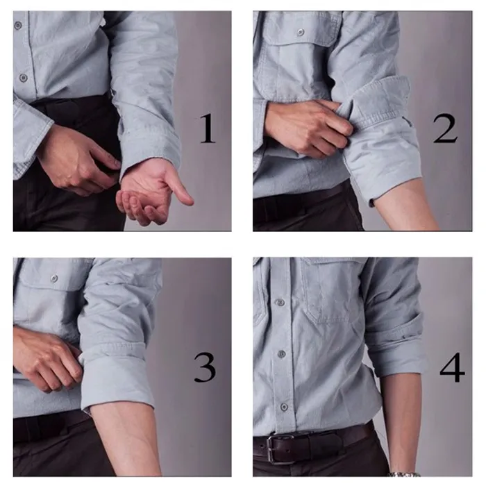 Cách xắn tay áo sơ mi - The AIFA Roll