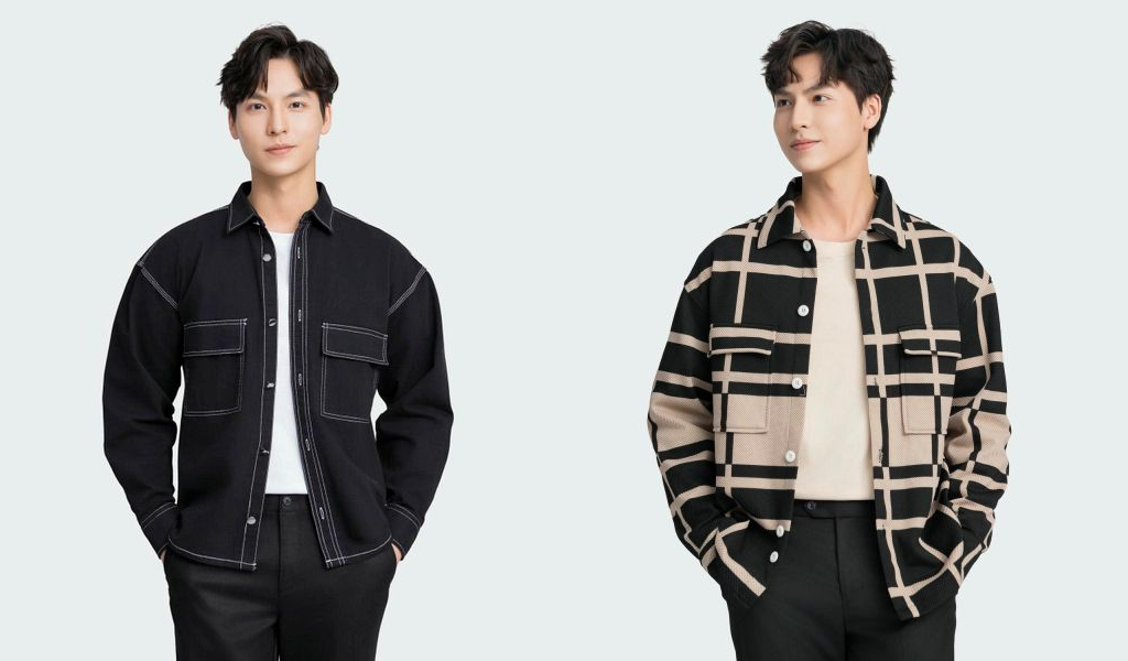 Áo sơ mi Insidemen Khoác ngoài