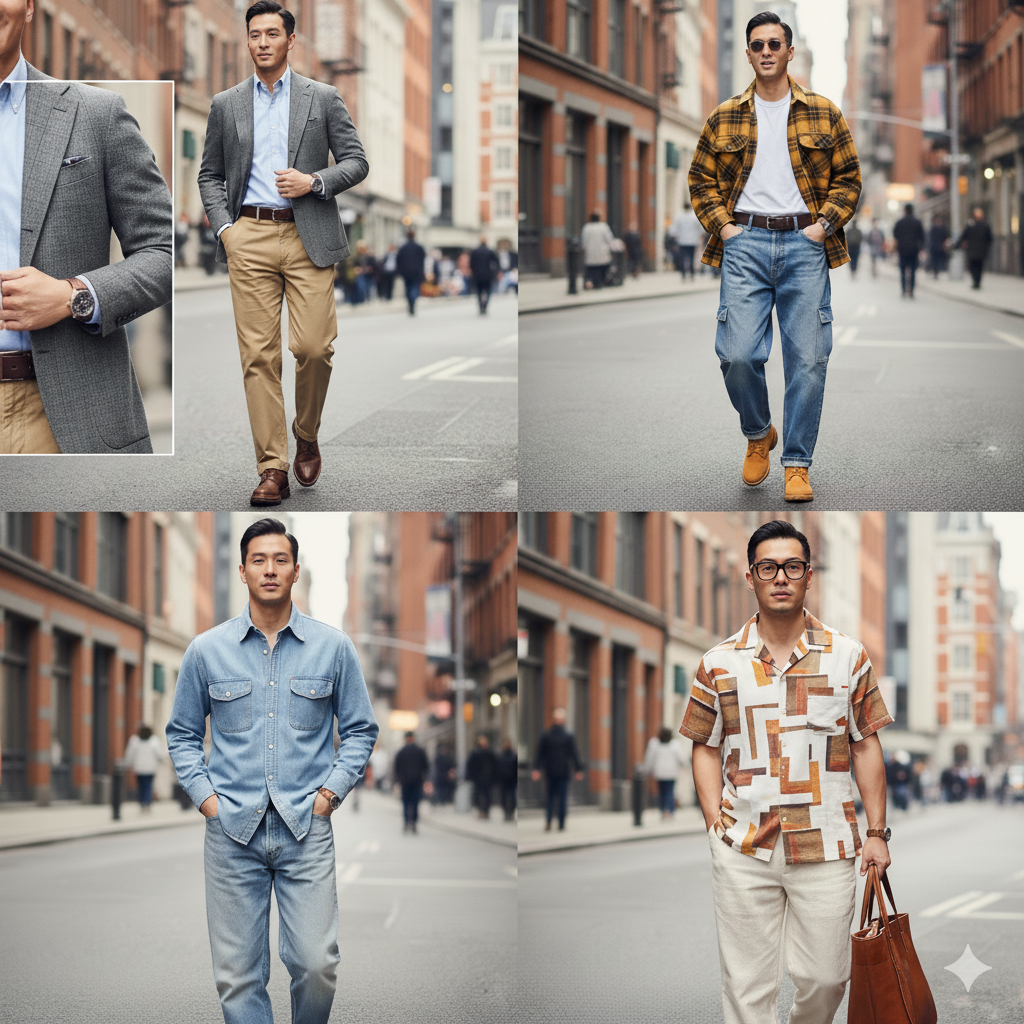 Thêm phụ kiện để outfit trở nên hoàn hảo hơn cho người gầy