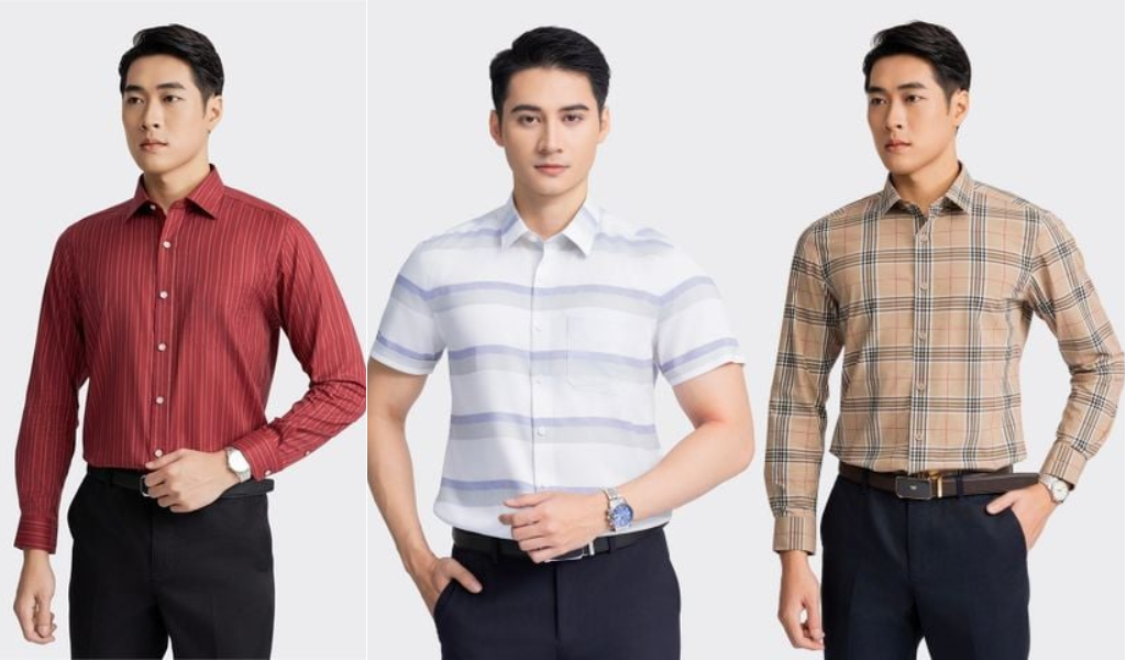 Các lưu ý khi phối đồ sơ mi kẻ sọc
