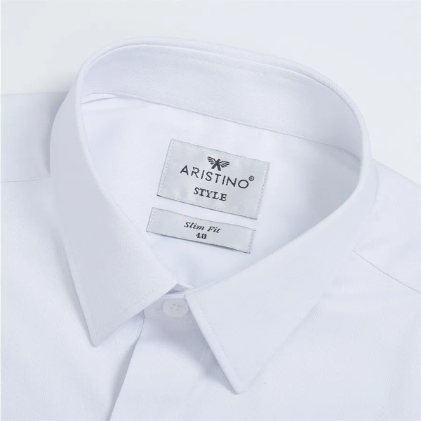 Áo sơ mi trắng cổ Đức