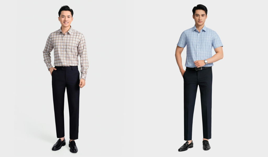 Áo sơ mi Insidemen kẻ caro