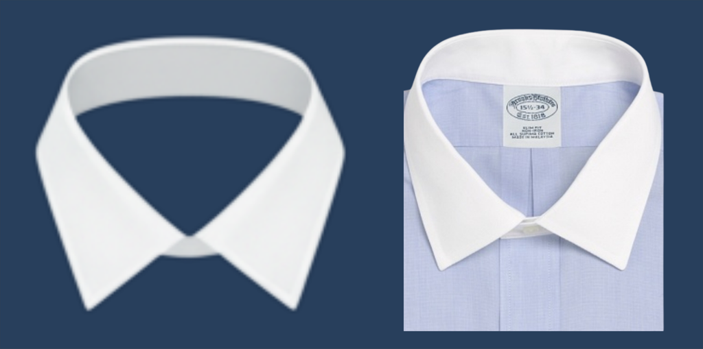 Các loại cổ áo sơ mi nam phổ biến - Cổ áo Cổ điển (Point Collar)
