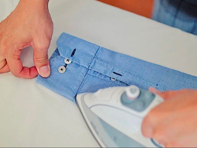 Các bước là áo sơ mi đúng chuẩn - Là tay áo