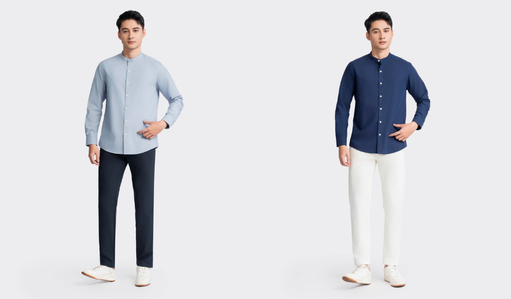 Áo sơ mi Insidemen cổ trụ