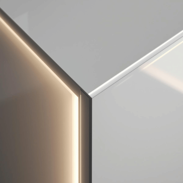 Perfect alignment and precision detailing of premium frameless cabinets by VIC Cabinet Vietnam.